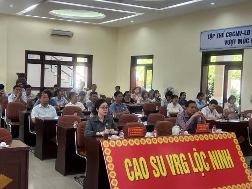 ĐẢNG BỘ CÔNG TY TNHH MTV CAO SU LỘC NINH TỔ CHỨC HỘI NGHỊ HỌC TẬP VÀ TRIỂN KHAI THỰC HIỆN “HỌC TẬP VÀ LÀM THEO TƯ TƯỞNG, ĐẠO ĐỨC, PHONG CÁCH HỒ CHÍ MINH” CHUYÊN ĐỀ NĂM 2026